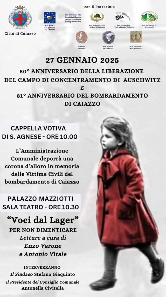 27 gennaio 2025 - Commemorazione