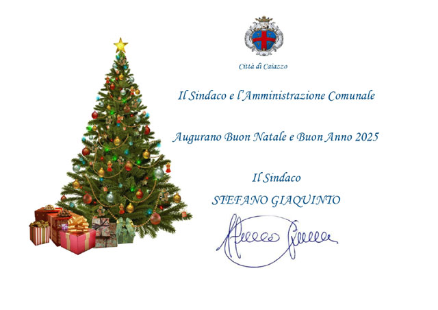 Auguri Buon Natale e Buon  Anno 2025